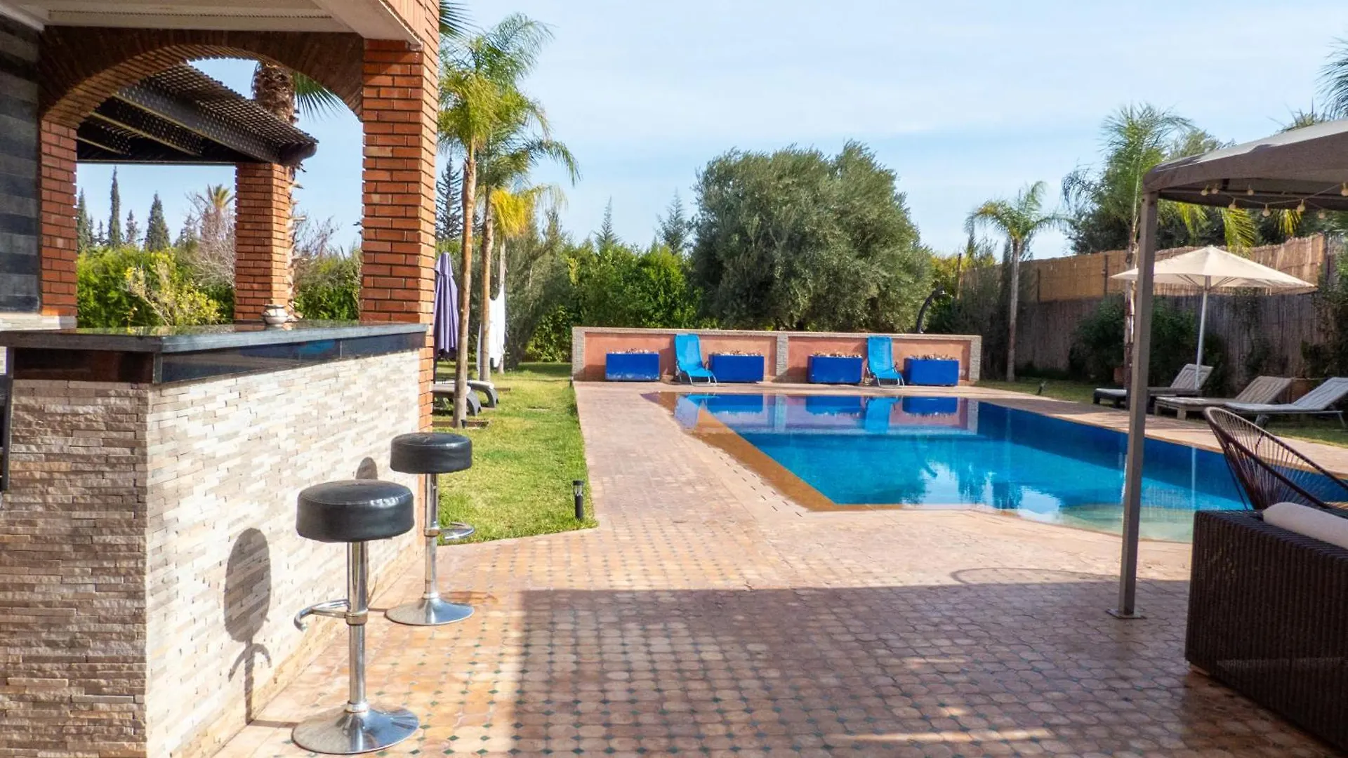 Villa Msholidays 3 Palmiers Privatisee Piscine Marrakech Marrakesh