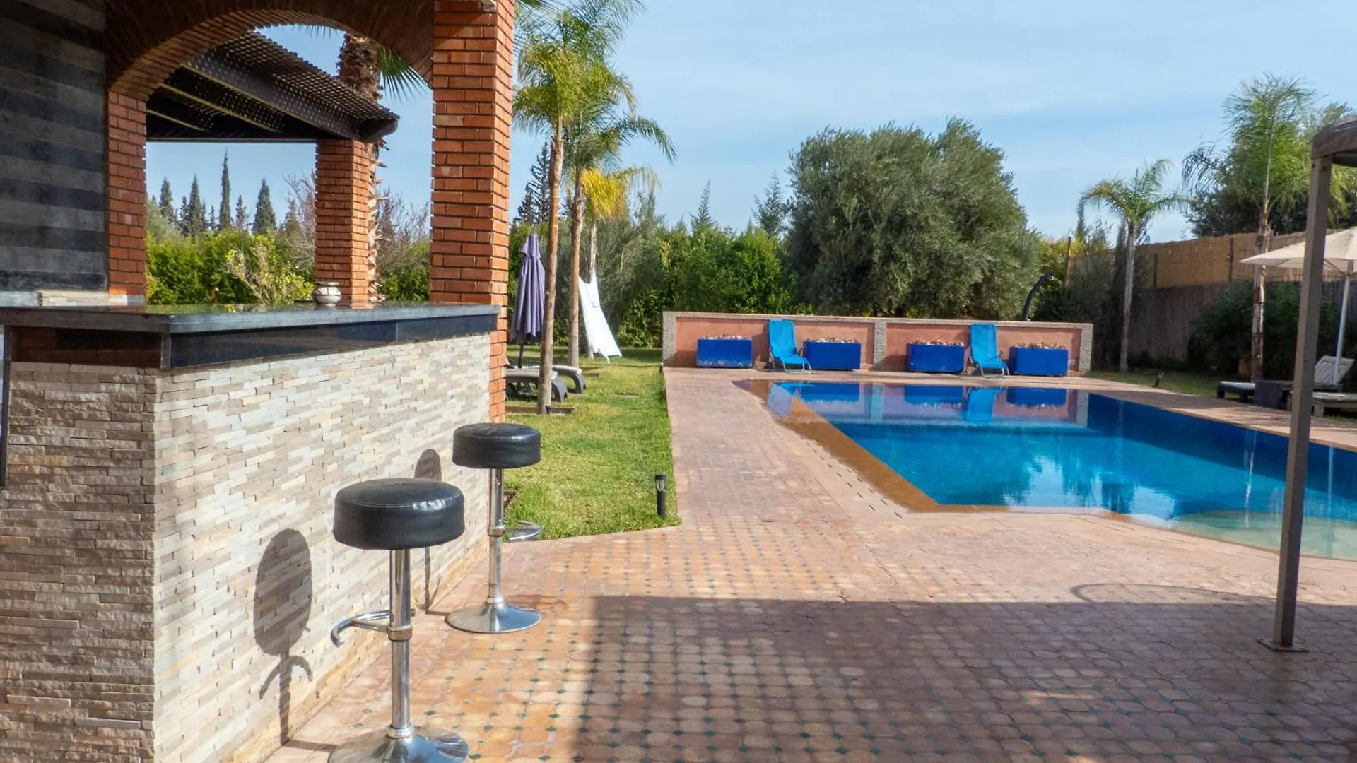 Villa Msholidays 3 Palmiers Privatisee Piscine Marrakech Marrakesh